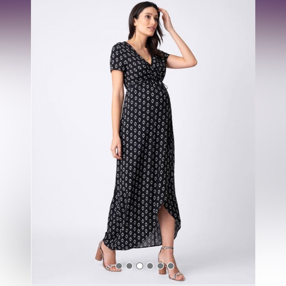 Seraphine maternity, wrap dress.